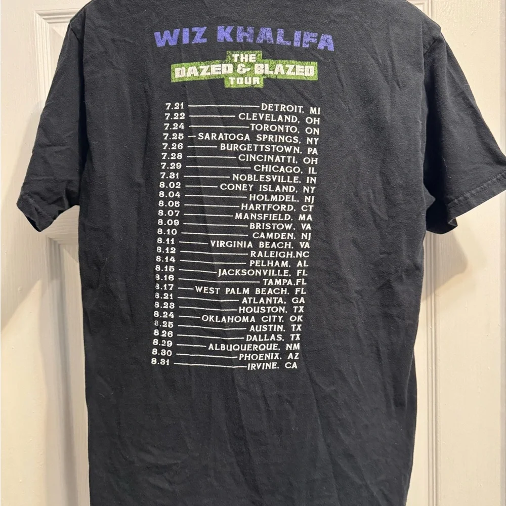 Black Wiz Khalifa Graphic Tee - Picture 3 of 3